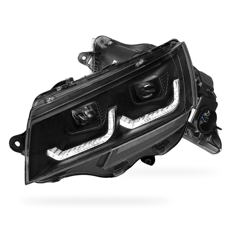 Volkswagen Transporter T6.1 (2020 - 2024) DRL LED Projector Headlights with Sequential Indicators LH + RH