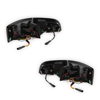 Audi A4 B7 (2005 - 2008) Clear Red LED Tail Lights LH + RH