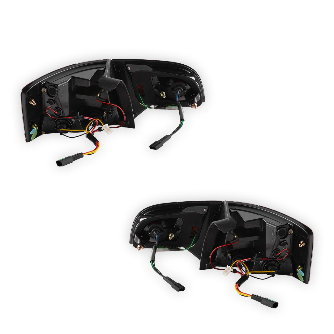 Audi A4 B7 (2005 - 2008) Clear Red LED Tail Lights LH + RH
