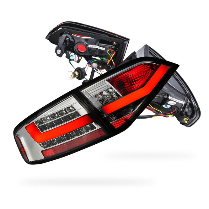 Audi A4 B8 (2008 - 2012) For model with stock Halogen tail lights only 3D LED Stripe Tail Lights LH + RH