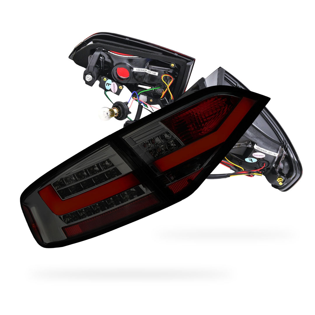 Audi A4 B8 (2008 - 2012) For model with stock Halogen tail lights only 3D LED Stripe Tail Lights LH + RH