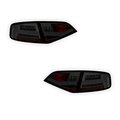 Audi A4 B8 (2008 - 2012) For model with stock Halogen tail lights only 3D LED Stripe Tail Lights LH + RH