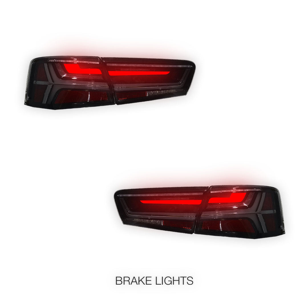 Audi A6 C7 (2011 - 2014) Sequential Full LED Stripe Tail Lights LH + RH