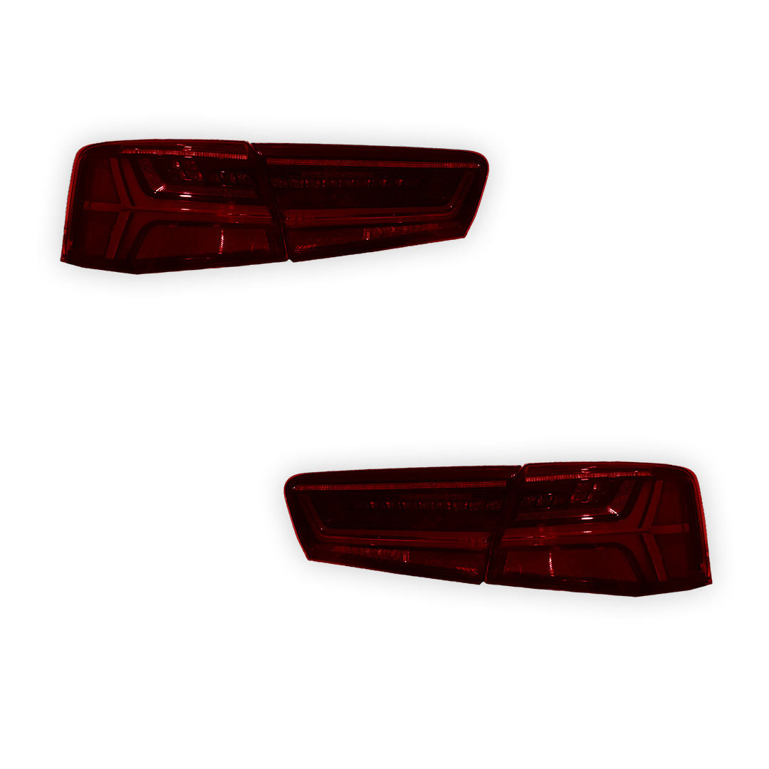 Audi A6 C7 (2011 - 2014) Sequential Full LED Stripe Tail Lights LH + RH