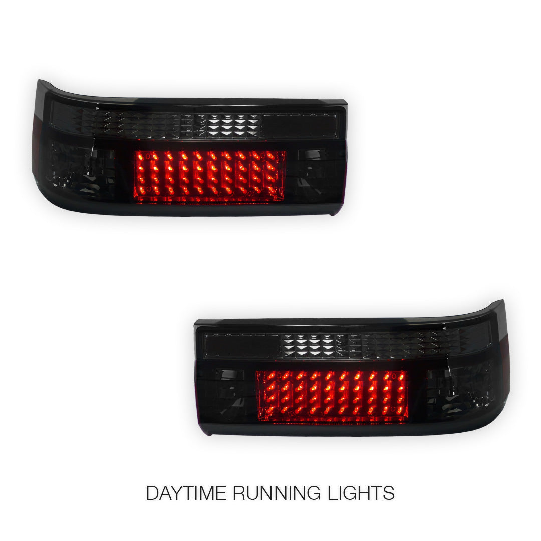 Toyota Corolla E80 / AE86 (1983 - 1987) Smoked Red LED Tail Lights LH + RH