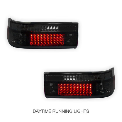 Toyota Corolla E80 / AE86 (1983 - 1987) Smoked Red LED Tail Lights LH + RH