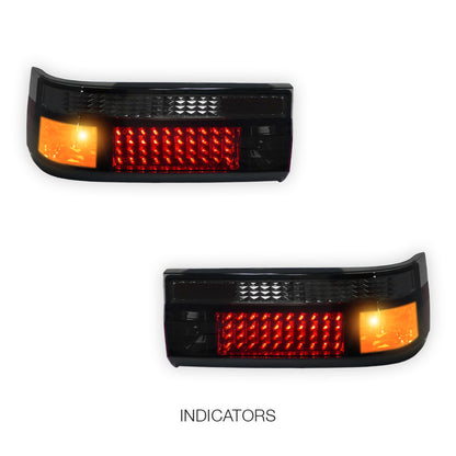 Toyota Corolla E80 / AE86 (1983 - 1987) Smoked Red LED Tail Lights LH + RH