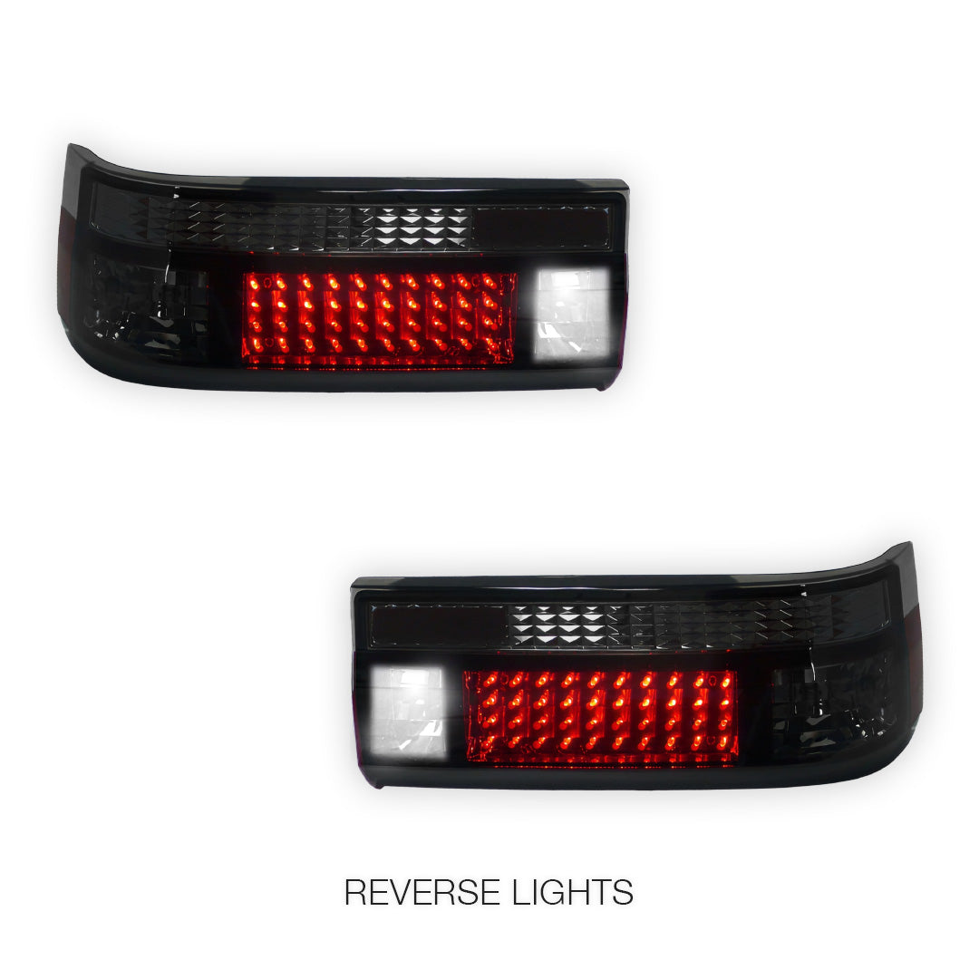 Toyota Corolla E80 / AE86 (1983 - 1987) Smoked Red LED Tail Lights LH + RH