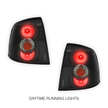 Holden Astra TS/ TF G (1998 - 2004) Black Altezza Halogen Tail Lights LH + RH