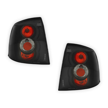 Holden Astra TS/ TF G (1998 - 2004) Black Altezza Halogen Tail Lights LH + RH