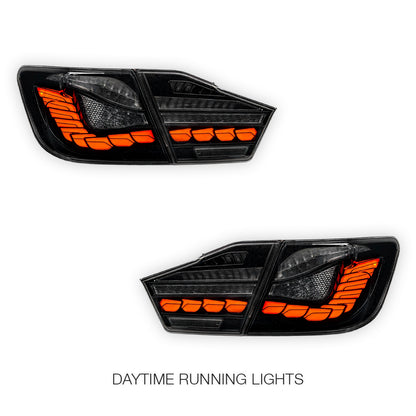 Toyota Aurion XV50 / GSV50R (2012 - 2017) Smoked Black Sequential 3D OLED Stripe Bar Tail Lights LH + RH