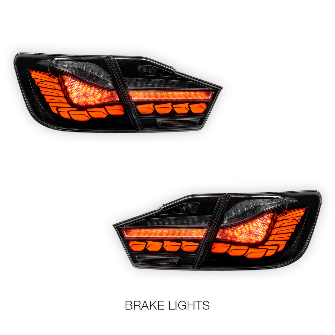 Toyota Aurion XV50 / GSV50R (2012 - 2017) Smoked Black Sequential 3D OLED Stripe Bar Tail Lights LH + RH