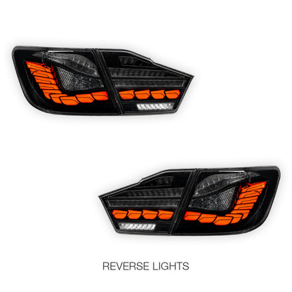 Toyota Aurion XV50 / GSV50R (2012 - 2017) Smoked Black Sequential 3D OLED Stripe Bar Tail Lights LH + RH