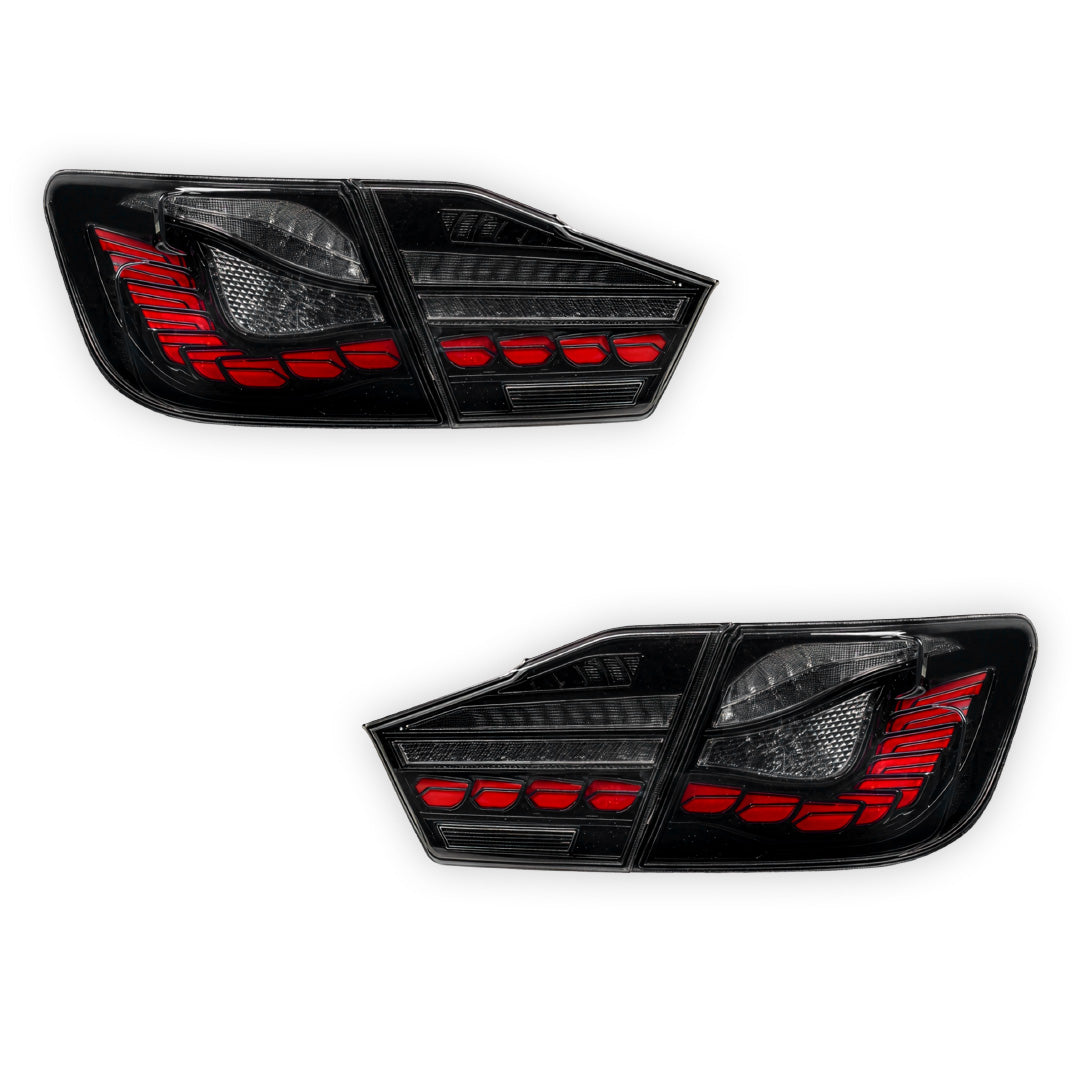 Toyota Aurion XV50 / GSV50R (2012 - 2017) Smoked Black Sequential 3D OLED Stripe Bar Tail Lights LH + RH