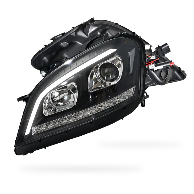 Mercedes-Benz M-Class W164 (2006 - 2008) DRL Projector Headlights with LED Sequential Indicators LH + RH