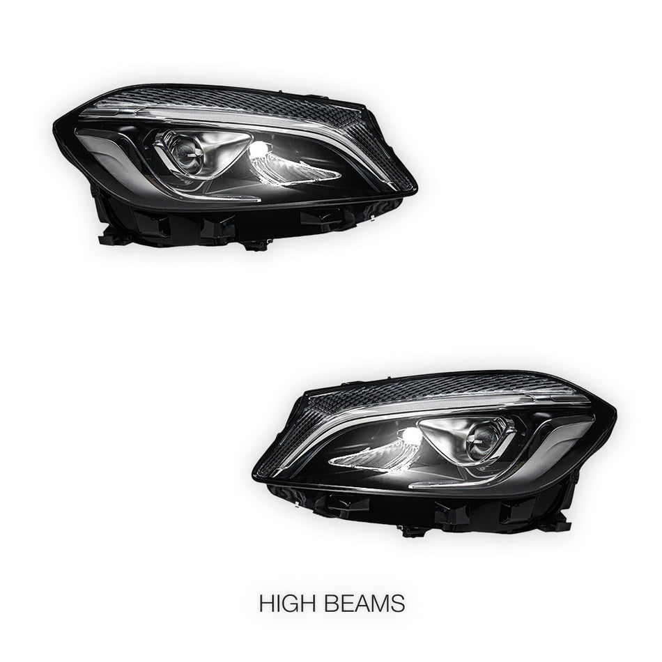 Mercedes-Benz A-Class W176 A45 AMG (2012 - 2015) Full LED DRL Projector Headlights LH + RH