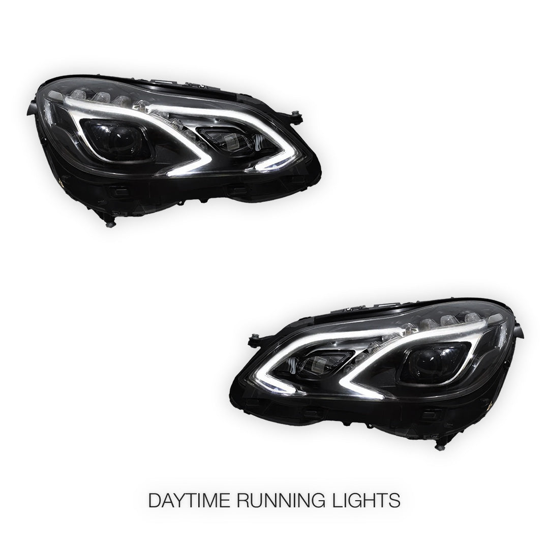 Mercedes-Benz E-Class W212 (2013 - 2016) FULL LED AMG E63 Style Projector Headlights LH + RH