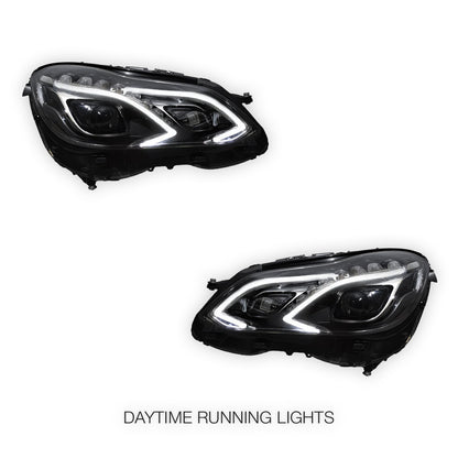 Mercedes-Benz E-Class W212 (2013 - 2016) FULL LED AMG E63 Style Projector Headlights LH + RH