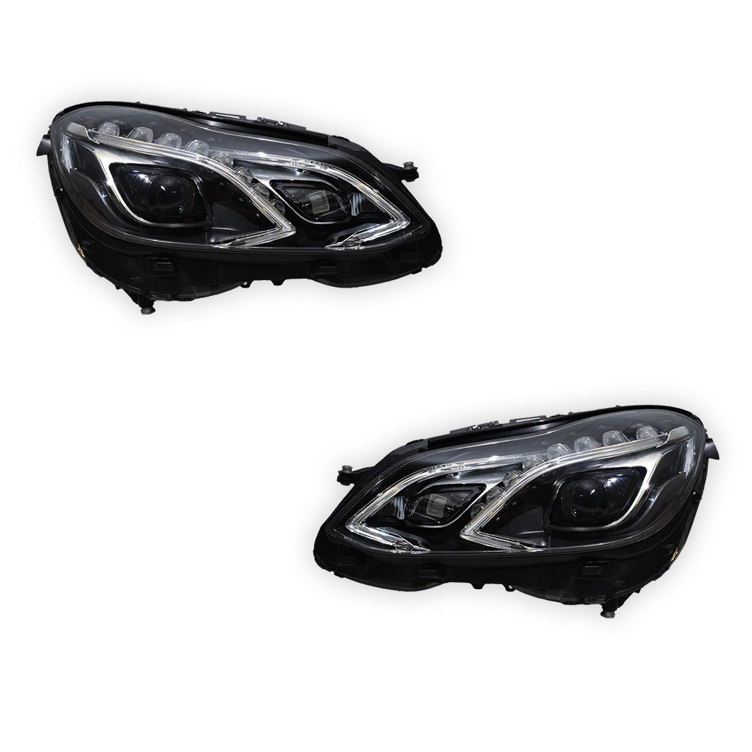 Mercedes-Benz E-Class W212 (2013 - 2016) FULL LED AMG E63 Style Projector Headlights LH + RH
