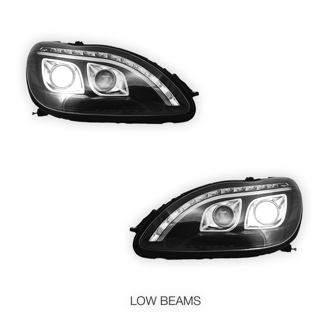 Mercedes-Benz S-Class W220 (1998 - 2005) DRL Projector Headlights LH + RH
