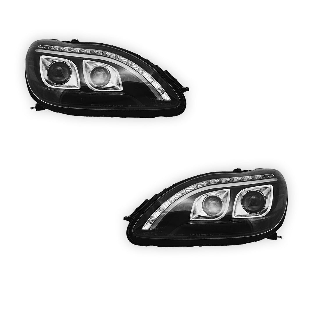 Mercedes-Benz S-Class W220 (1998 - 2005) DRL Projector Headlights LH + RH