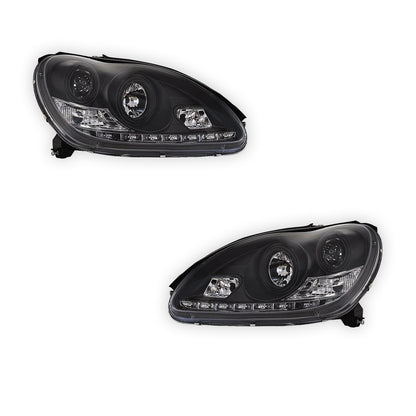 Mercedes-Benz S-Class W220 (1998 - 2005) DRL Projector Headlights LH + RH