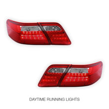 Toyota Camry XV40 (2006 - 2009) Smoked Red LED Tail Lights LH + RH