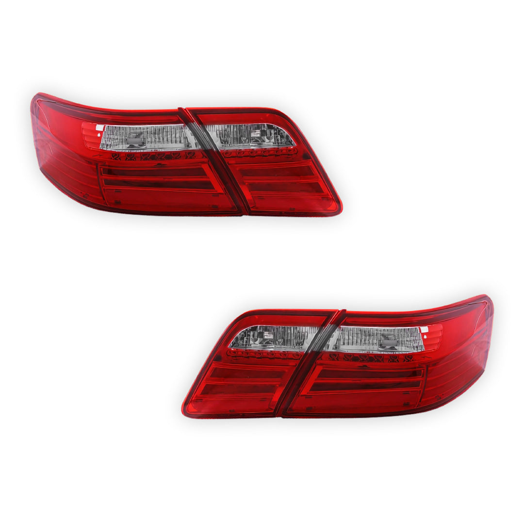 Toyota Camry XV40 (2006 - 2009) Smoked Red LED Tail Lights LH + RH