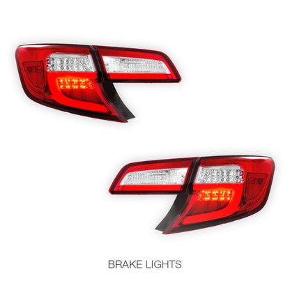 Toyota Camry XV50 (2012 - 2015) 3D LED Stripe Bar Tail Lights LH + RH