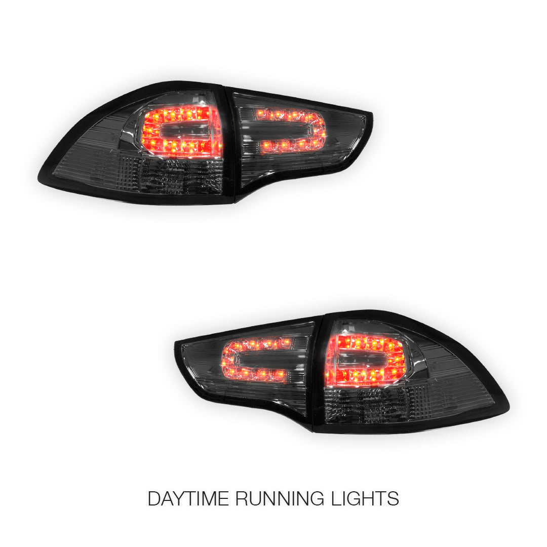 Mitsubishi Challenger PB / PC (2008 - 2015) Smoked Full LED Tail Lights LH + RH