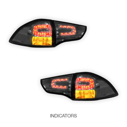 Mitsubishi Challenger PB / PC (2008 - 2015) Smoked Full LED Tail Lights LH + RH