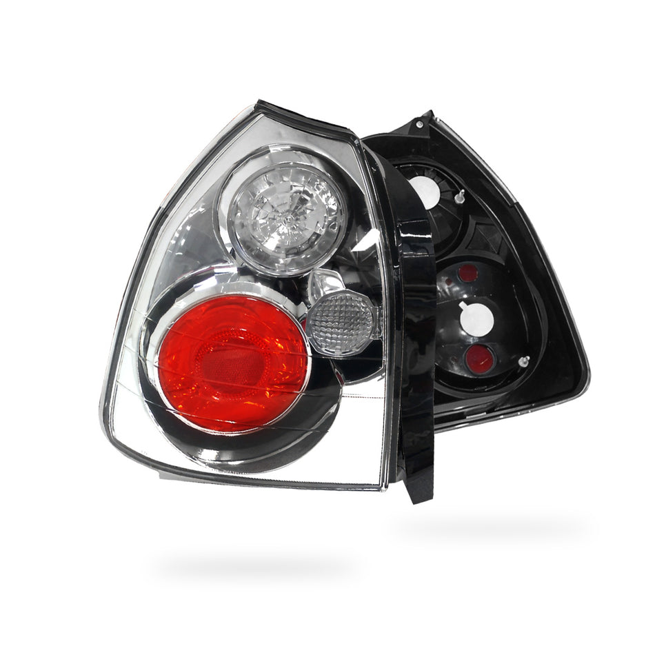 Honda Civic EK (1996 - 2000) Crystal Clear Altezza Halogen Tail Lights LH + RH