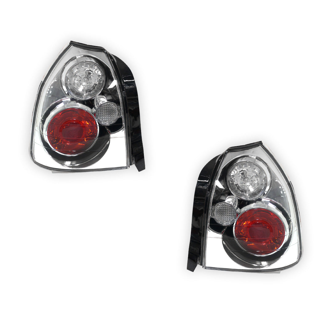 Honda Civic EK (1996 - 2000) Crystal Clear Altezza Halogen Tail Lights LH + RH