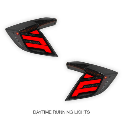 Honda Civic FK7 / FK8 Type R (2016 - 2022) Sequential Full LED Tail Lights LH + RH