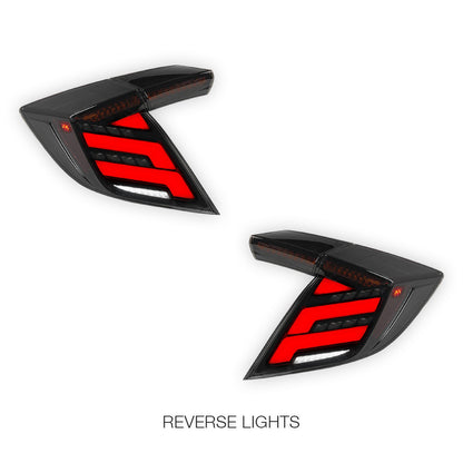 Honda Civic FK7 / FK8 Type R (2016 - 2022) Sequential Full LED Tail Lights LH + RH