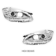 Mercedes-Benz S-Class W221 (2006 - 2009) S65 AMG Style DRL LED Projector Headlights with LED Indicators LH + RH