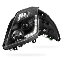 Nissan 350Z Z33 Series 2 (2006 - 2008) JDM Black LED DRL Projector Headlights LH + RH