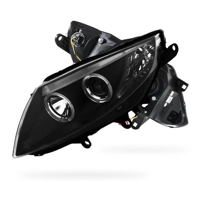 BMW Z4 E85 / E86 (2003 - 2008) Halogen Model Black CCFL Angel-Eyes Projector Headlights LH + RH