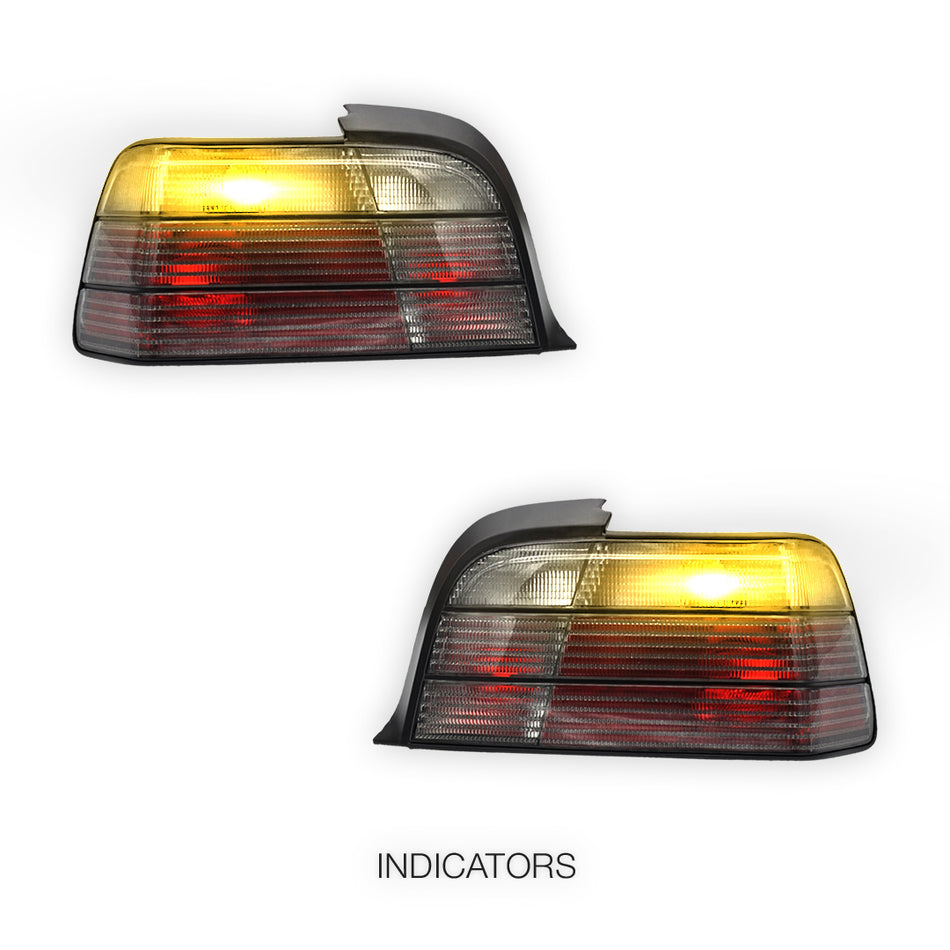BMW 3 Series E36 (1992 - 1999) M3 Style Halogen Tail Lights LH + RH
