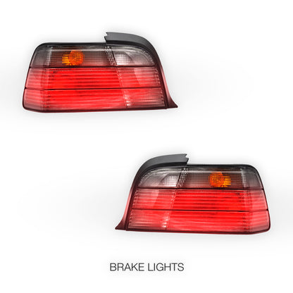 BMW 3 Series E36 (1992 - 1999) M3 Style Halogen Tail Lights LH + RH