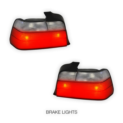 BMW 3 Series E36 (1992 - 1999) M3 Style Halogen Tail Lights LH + RH