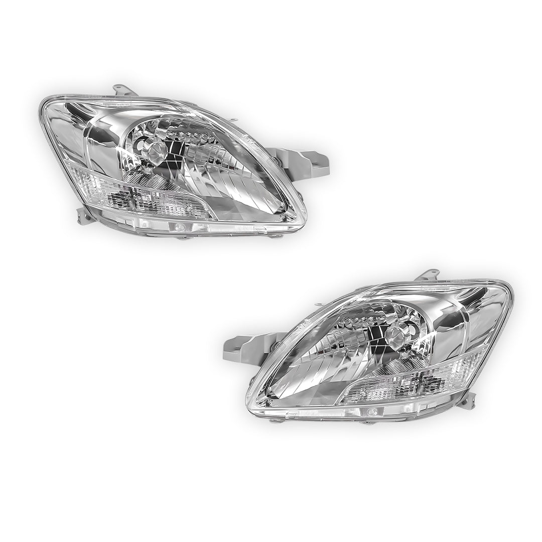 Toyota Yaris XP90 / XP130 (2006 - 2016) Headlights LH + RH