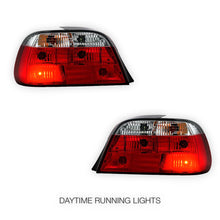 BMW 7 Series E38 (1995 - 2001) Clear Red Halogen Tail Lights LH + RH
