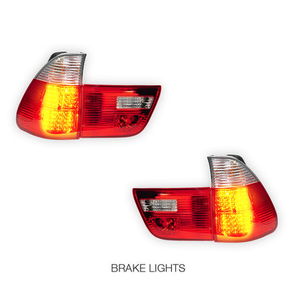 BMW X5 E53 (2000 - 2003) LED Tail Lights and Tail Gate Garnish LH + RH