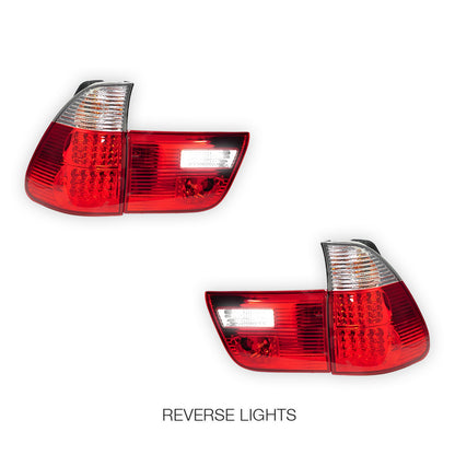 BMW X5 E53 (2000 - 2003) LED Tail Lights and Tail Gate Garnish LH + RH