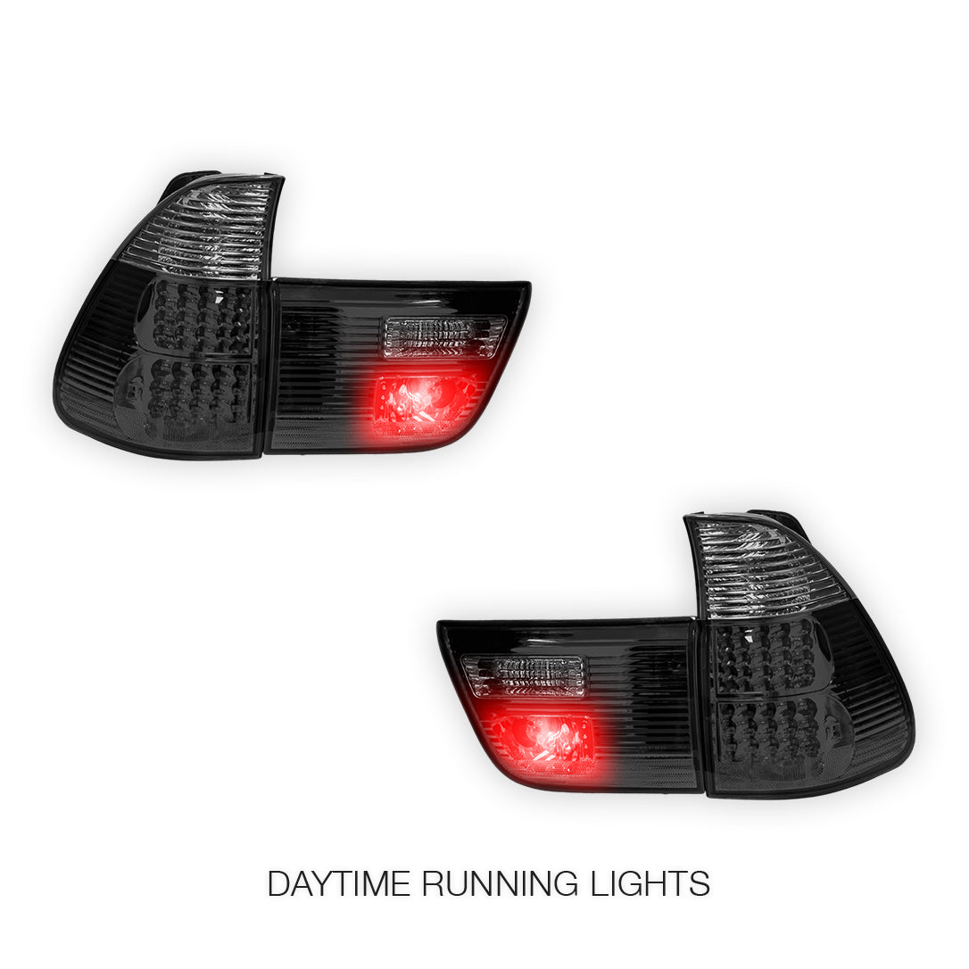 BMW X5 E53 (2000 - 2003) LED Tail Lights and Tail Gate Garnish LH + RH