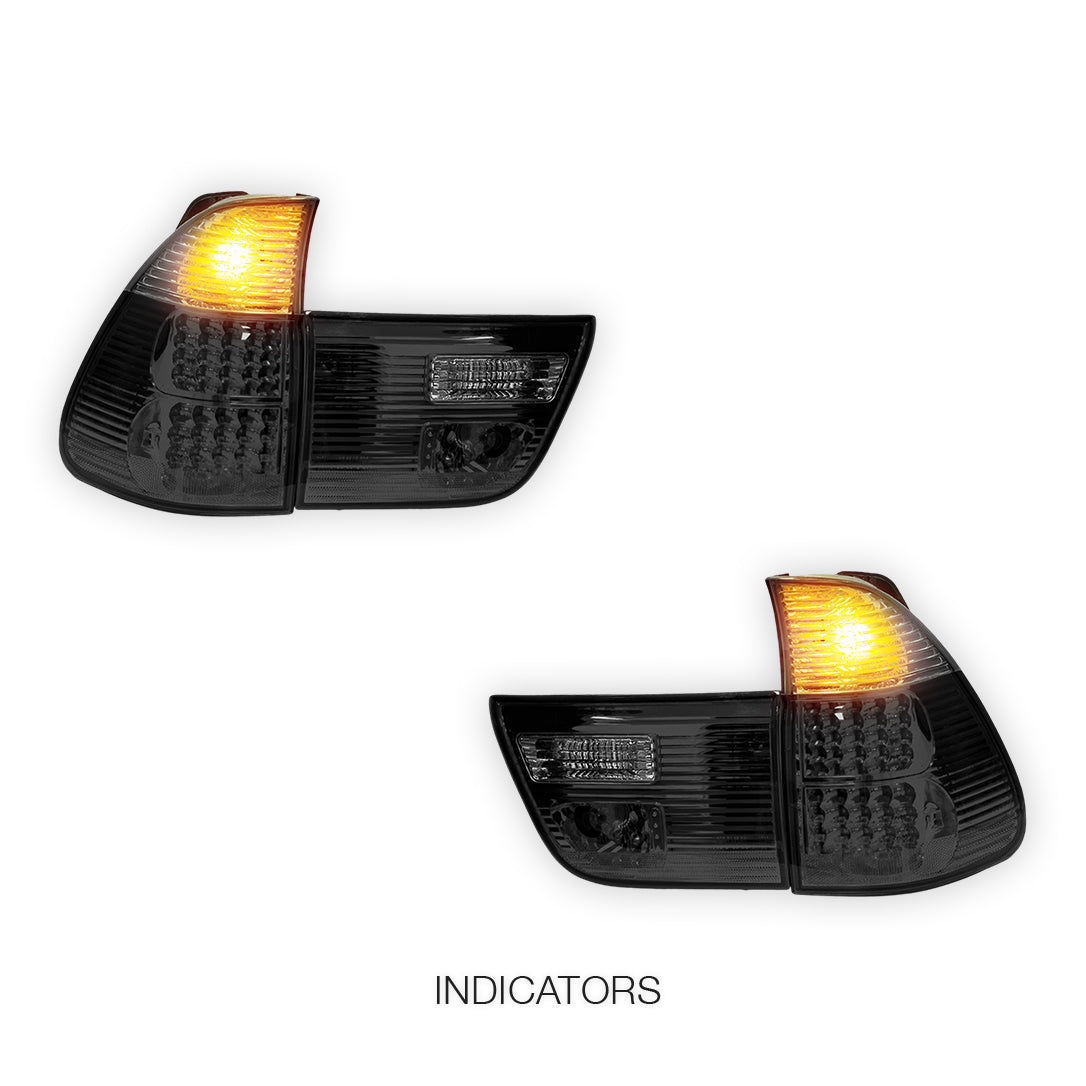 BMW X5 E53 (2000 - 2003) LED Tail Lights and Tail Gate Garnish LH + RH