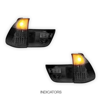 BMW X5 E53 (2000 - 2003) LED Tail Lights and Tail Gate Garnish LH + RH