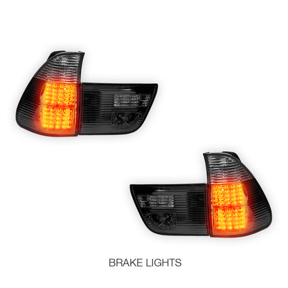 BMW X5 E53 (2000 - 2003) LED Tail Lights and Tail Gate Garnish LH + RH