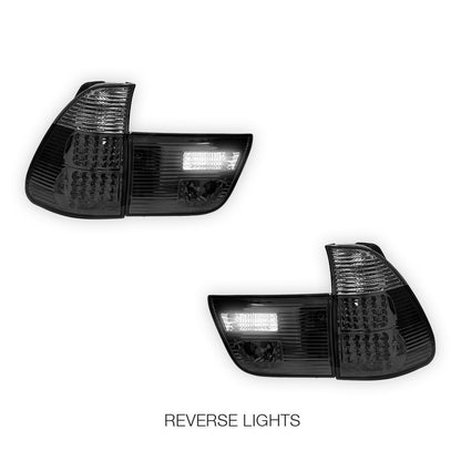 BMW X5 E53 (2000 - 2003) LED Tail Lights and Tail Gate Garnish LH + RH